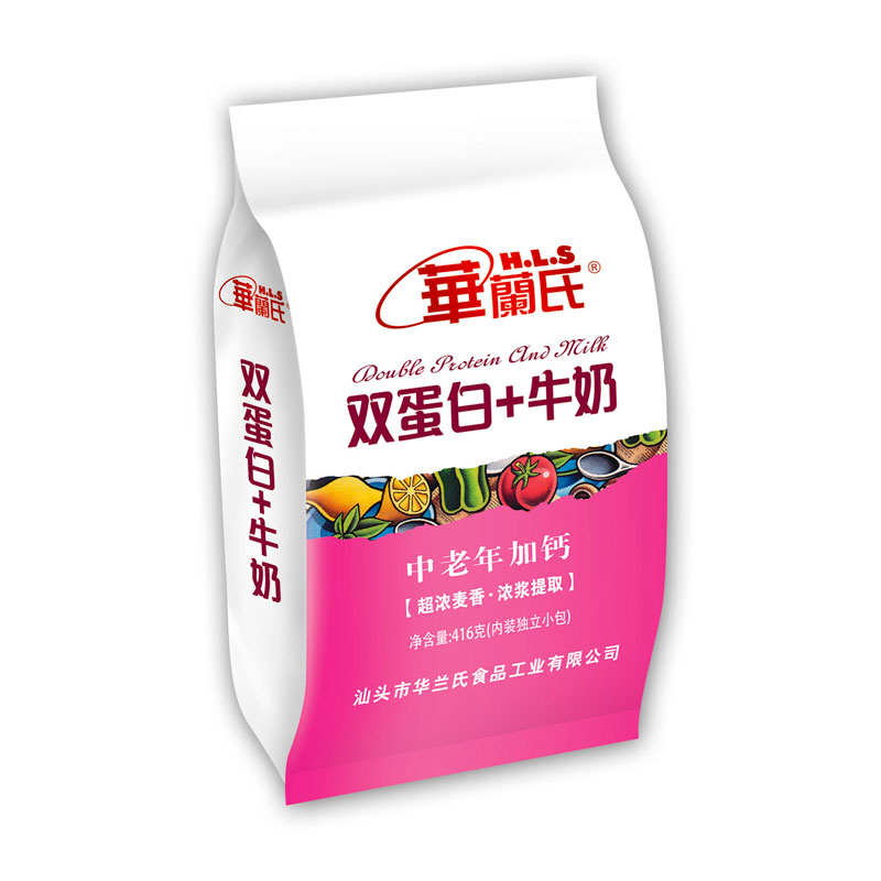 华兰氏416克双蛋白+牛奶-中老年加钙