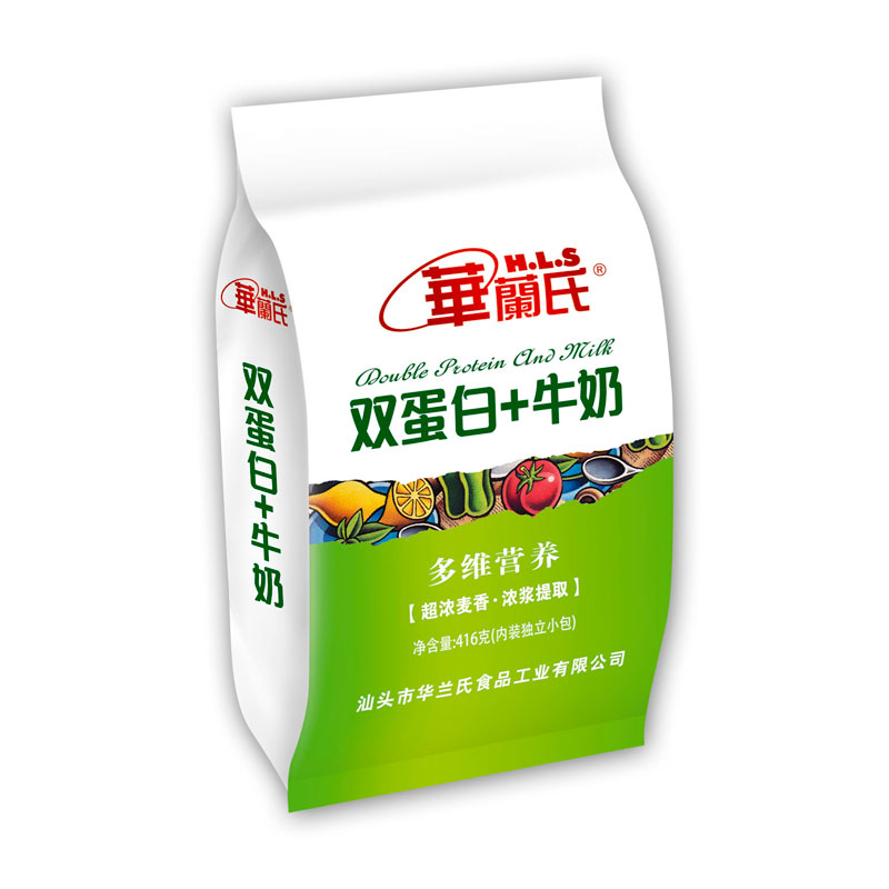 华兰氏416克双蛋白+牛奶-多维营养