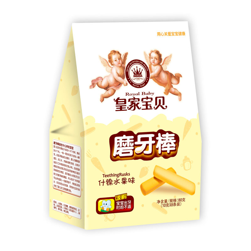 皇家宝贝80克磨牙棒-什锦水果味