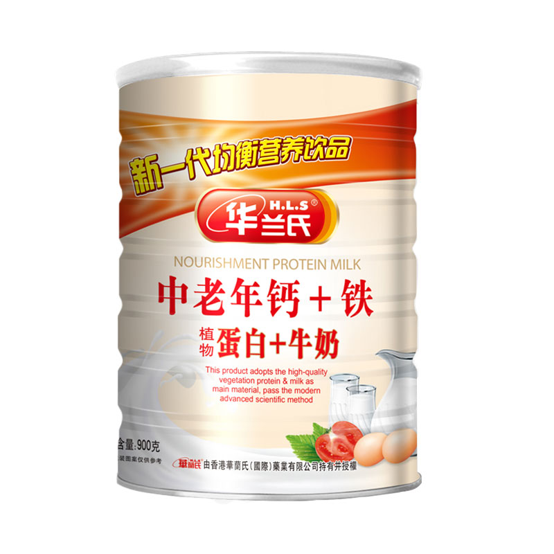 中老年钙+铁-植物蛋白+牛奶