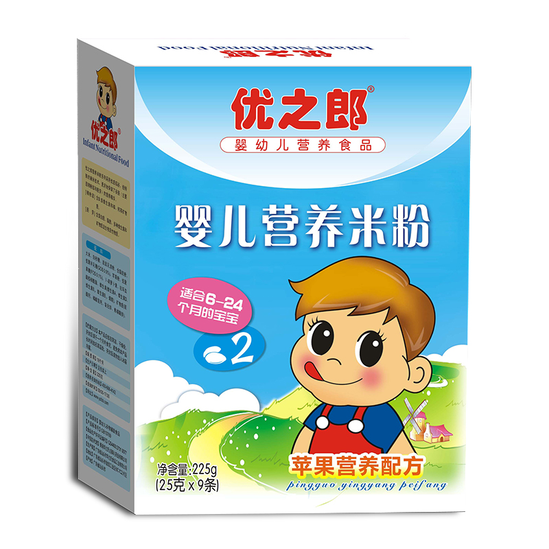 优之郎225克苹果米粉