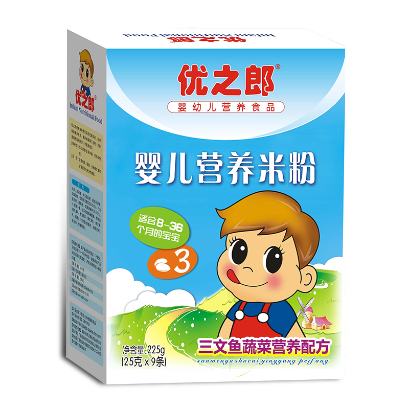 优之郎225克三文鱼米粉