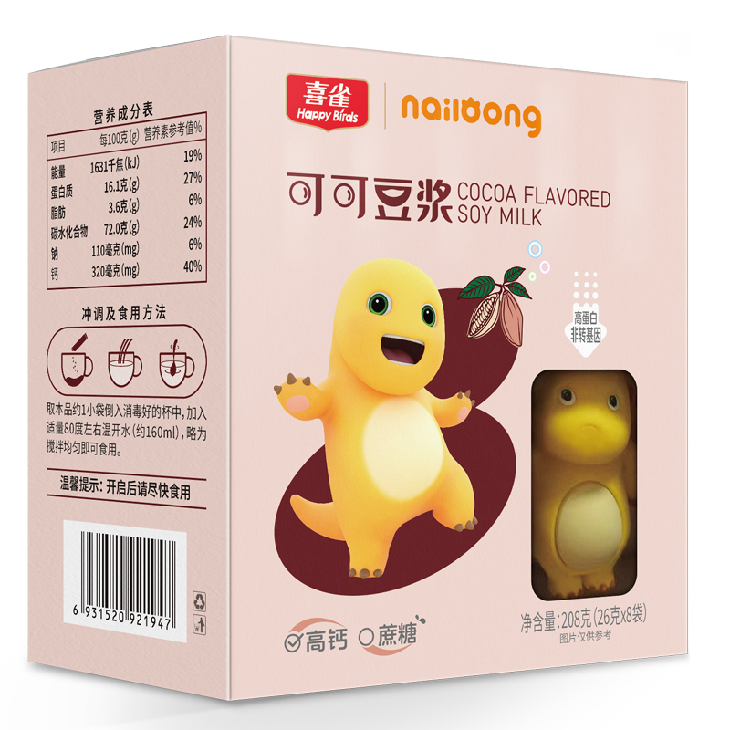 奶龙可可豆浆208克