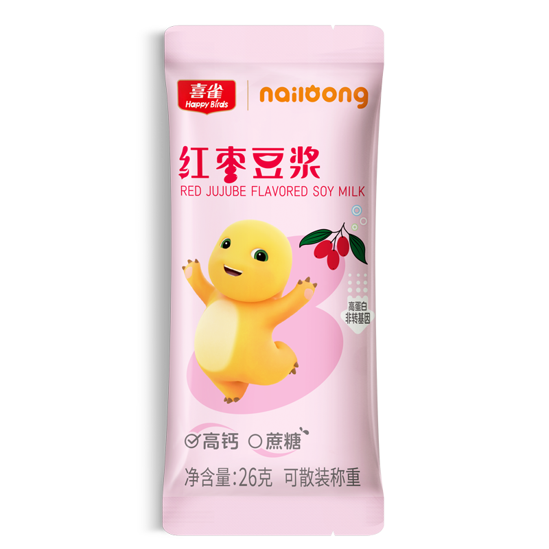 奶龙红枣豆浆26克