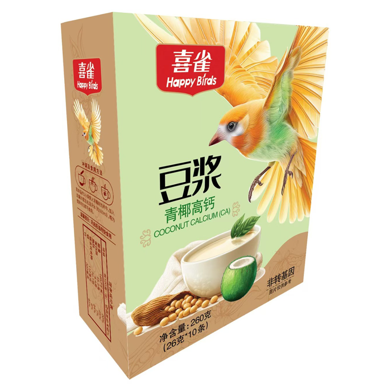 喜雀青椰高钙豆浆260克